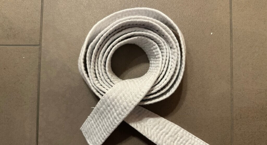 Ceinture blanche de judo