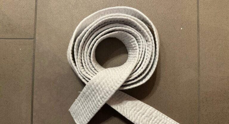 Ceinture blanche de judo