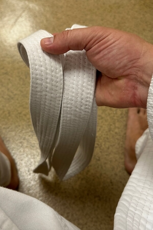 Ceinture blanche de Judo