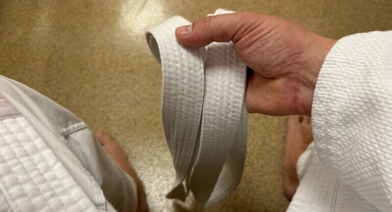 Ceinture blanche et Judogi