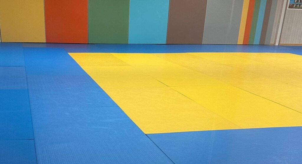 Tatami d'un club de judo