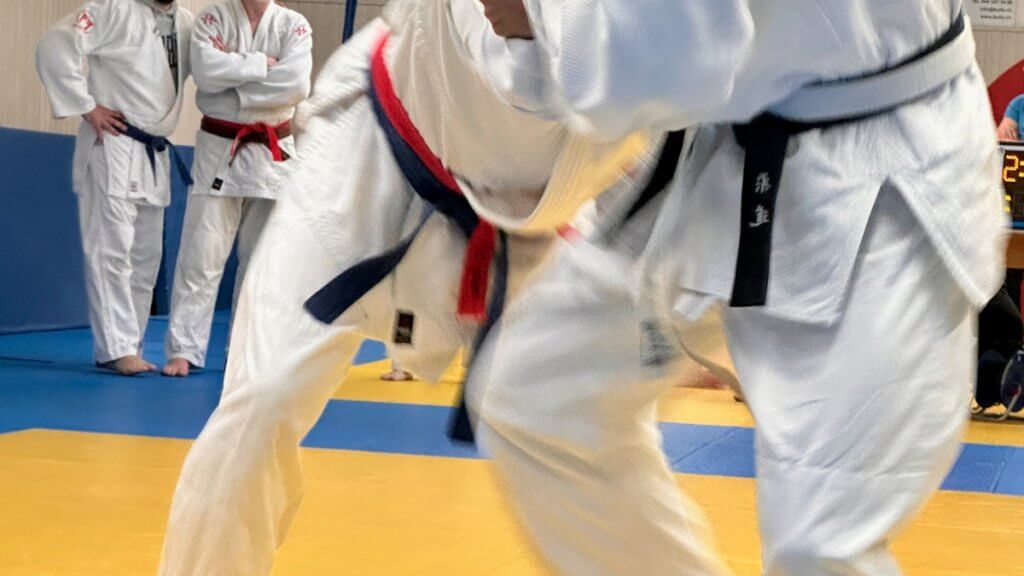 Randori entre deux ceintures noire.